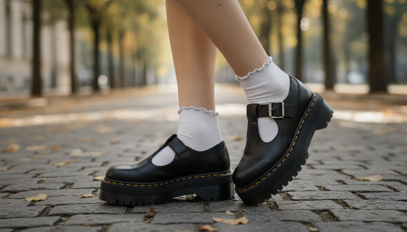 Dr. Martens Buckle Slip-Ons: Sleek Leather for Daily Wear